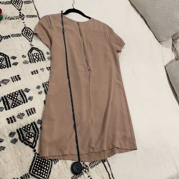 Beige Shift Dress - Picture 9 of 10